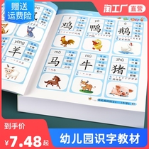 Early Childhood Baby Literacy Card Kindergarten Children Chinese Character Recognition Cards Early Education Pinyin Card Literacy Card