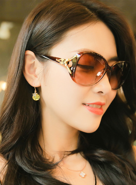 太阳镜女2025夏新款潮防紫外线女士墨镜时尚圆脸偏光眼镜显瘦高清