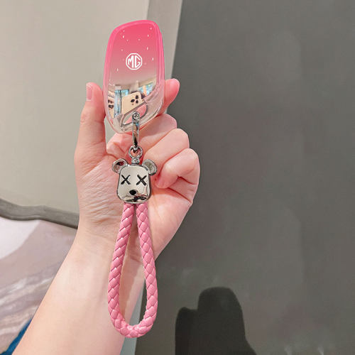 名爵MG4钥匙套MG5保护外壳ES5汽车用品扣MG6包HS木兰ZS男女士领航 - 图3
