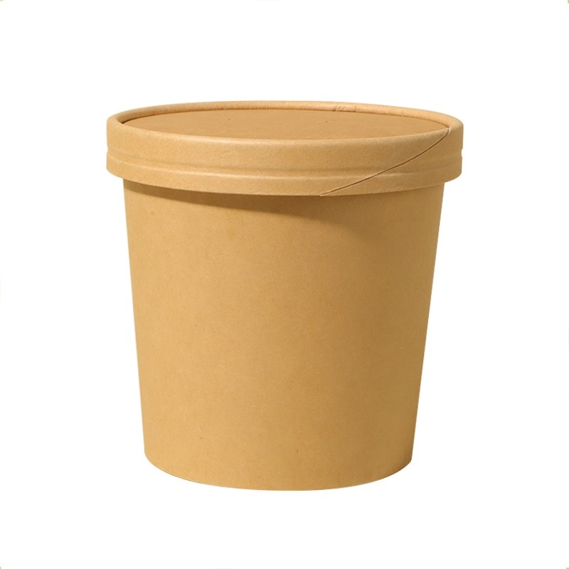 牛皮纸烤梨桶一次性汤碗粥杯加厚带盖家商用冰糖雪梨打包专用杯子,淘宝优惠券,粉丝福利购,淘宝优惠卷