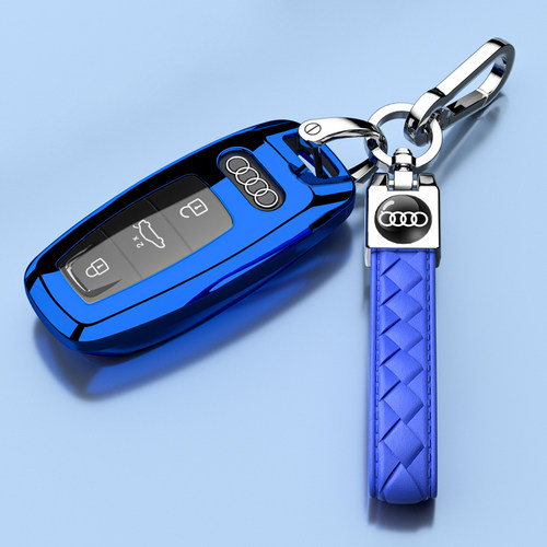 奥迪A6L钥匙套Q4 Q6 Q7汽车用品包 A7L装饰全包A3扣A8壳26新款Q8 - 图2