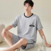 Pure cotton short-sleeved pajamas set | Over 2,000 additional purchases