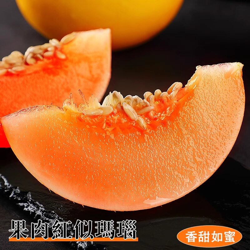 正宗黄河蜜瓜甜瓜新鲜水果当季整箱沙漠黄金脆香瓜哈密瓜勤民蜜瓜