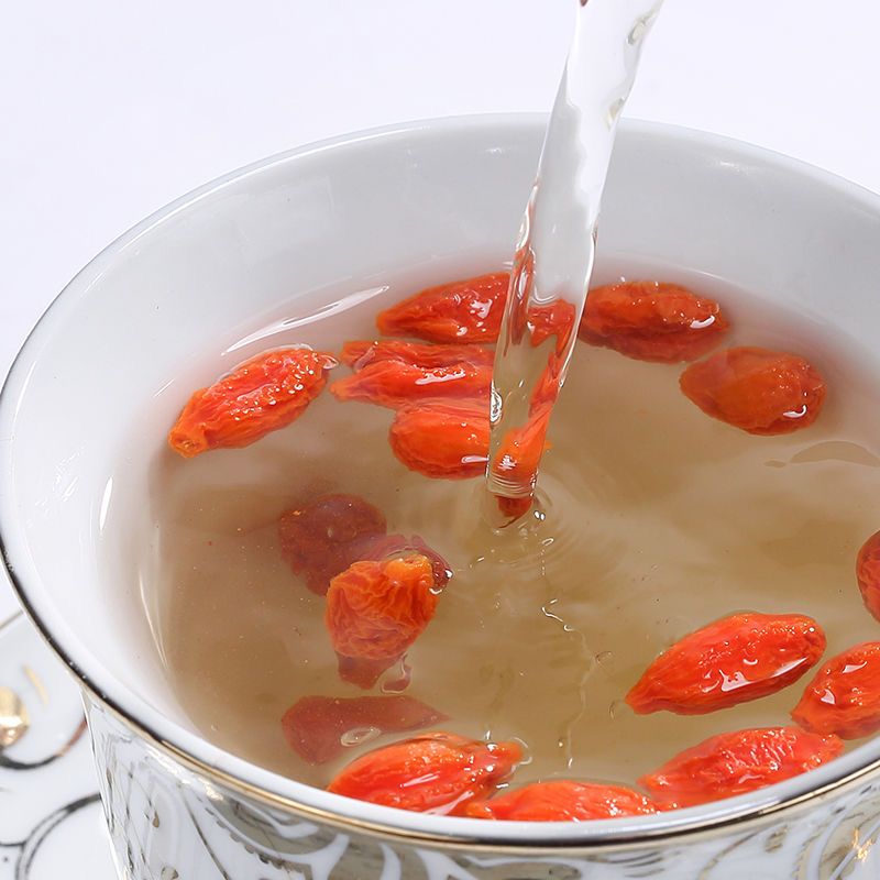 【果官宣】枸杞子宁夏500g正宗大颗粒红苟杞无熏硫煮汤茶泡水营养 - 图0