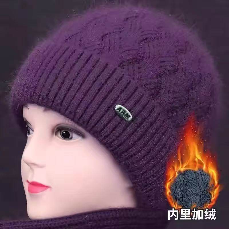 中老年人帽子女秋冬天妈妈毛线加绒厚保暖帽奶奶针织帽老人棉帽,淘宝优惠券,粉丝福利购,淘宝优惠卷