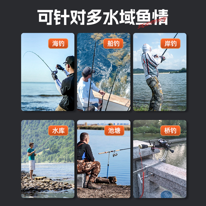 新款筏竿软尾小阀杆岸抛桥钓筏竿套装全套远投伐杆单竿海杆钓鱼竿,淘宝优惠券,粉丝福利购,淘宝优惠卷