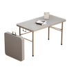 Folding table household portable dining table rectangular simple plastic outdoor stall table new table and chair panel