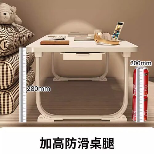 床上小桌子折叠家用笔记本电脑桌学生宿舍学习桌上铺小桌板长方形 - 图2