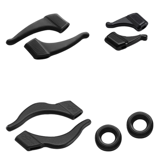Gafas anti-caídas artefacto anti-deslizamiento de silicona manga gancho para orejas soporta los ojos de los niños piernas anti-caza de hebilla de gancho fijo arrastre
