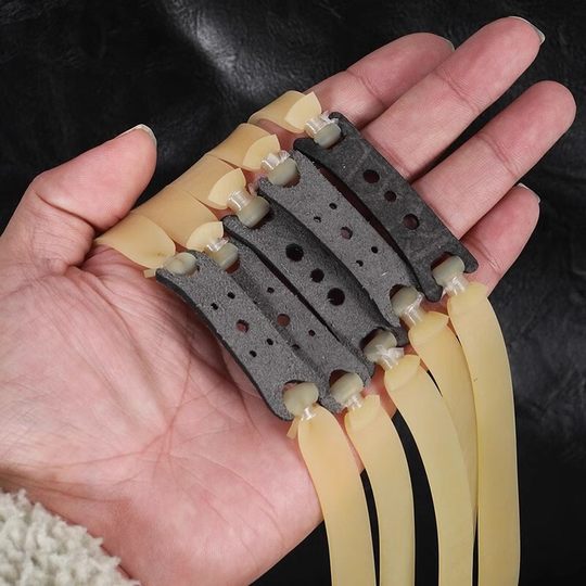 2.0加厚弹弓扁皮筋高弹力加长大威力耐用有架1.5防冻橡皮筋乳胶