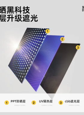 窗户玻璃遮阳卷帘厨房遮光防晒