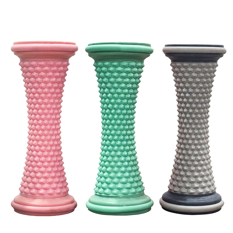 足底筋膜球脚底肌肉放松按摩器扁平足弓训练器瑜伽滚轮花生球经络 - 图3