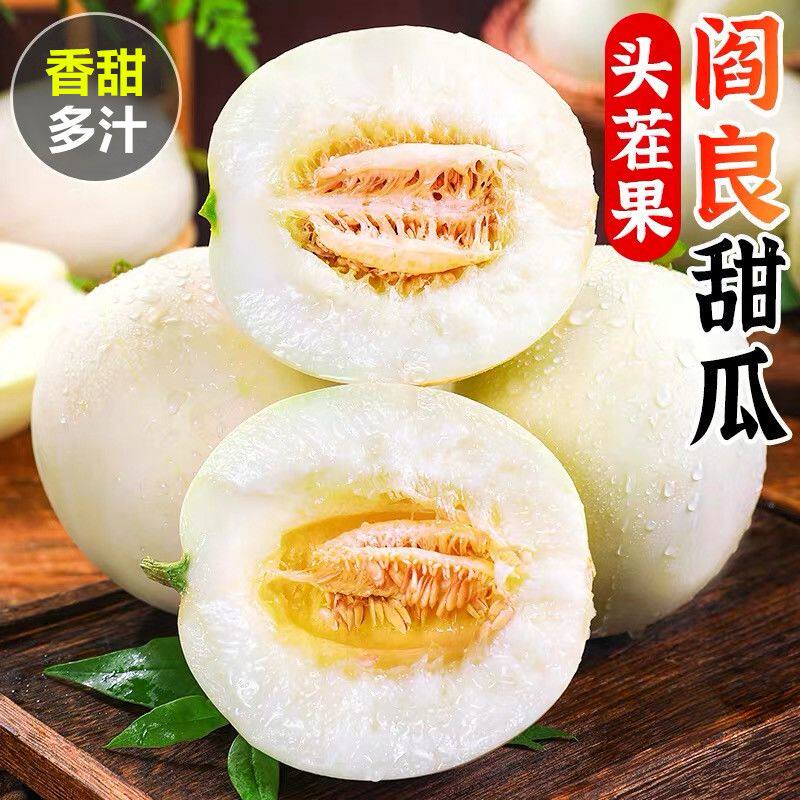 超甜陕西阎良甜瓜5斤新鲜香瓜应季当季现摘时令水果头茬玉菇蜜瓜
