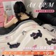 Double-sided milk fleece nap throw blanket