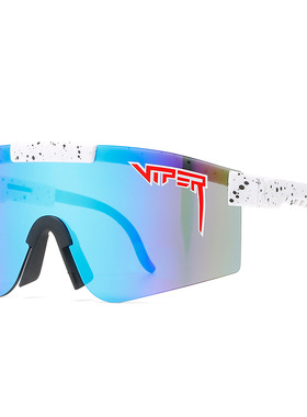 2025年新款欧美跨境连体风镜炫彩太阳镜运动骑行墨镜潮流跨境眼镜