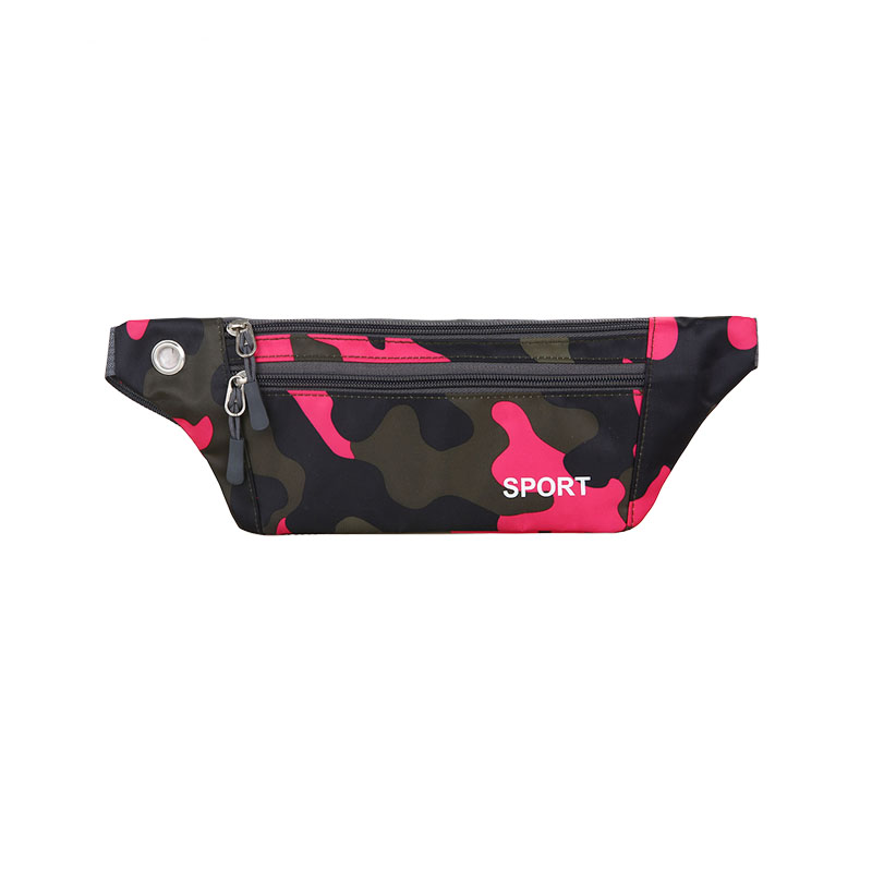 Sports waist bag for men and women, fitness running, mobile phone waist bag, camouflage casual mobile phone bag, outdoor bag, women's bag, multiple specifications