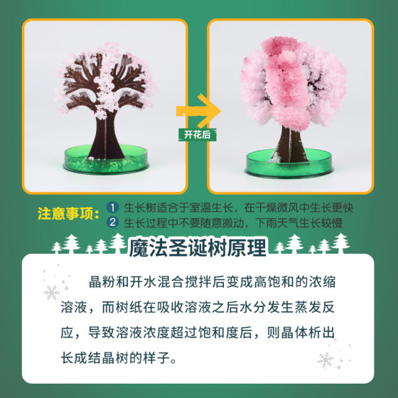 Paper Tree Blossom Magic Christmas Tree Magical Creative Toy