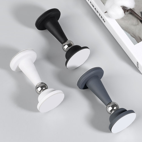 奇粤门吸免打孔门挡器门后防撞卫生间强磁吸硅胶门碰地吸磁铁防风 - 图2