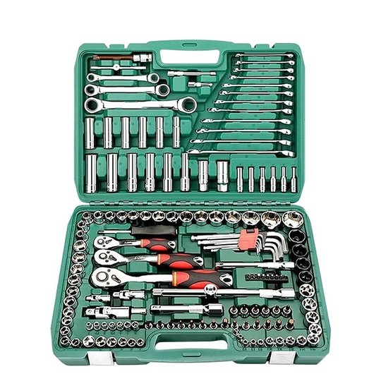 汽修工具套装72齿套筒扳手棘轮工具箱多功能汽车组合电动车摩托车