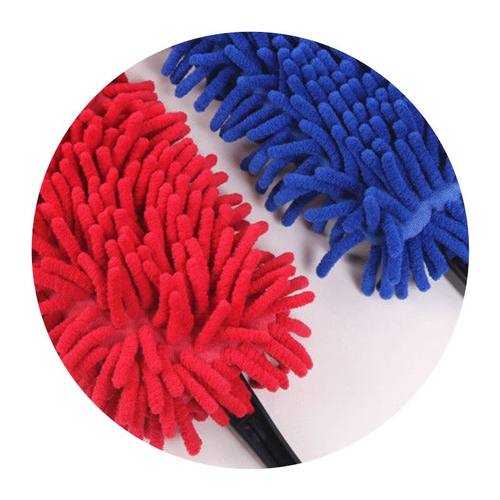 可拆洗除尘掸 雪尼尔鸡毛掸子家用扫灰 干洗两用不易掉毛尘掸 - 图3