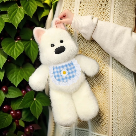 Running Bear Samoyed Doll Doll Doll Plux Toy Pillow Birthday Gift Running West Highland