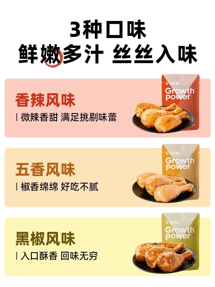 去皮鸡腿肉即食健身代餐0低脂卡开袋速食饱腹零食品解馋肥餐热量 - 图2