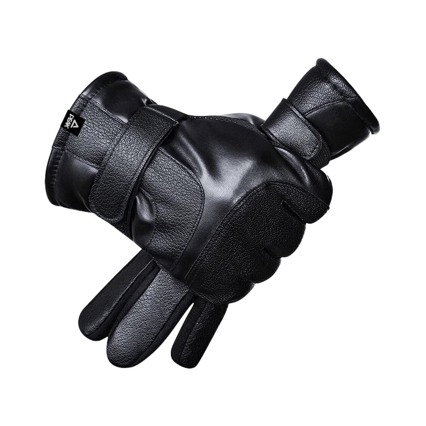 匹克冬季皮手套男保暖防寒冬天骑行摩托车加绒加厚防风可触屏手套,淘宝优惠券,粉丝福利购,淘宝优惠卷