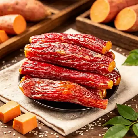 红瑶烤薯干红薯干地瓜干自晒密薯带皮倒蒸小香薯番连城解馋薯仔 图片 2