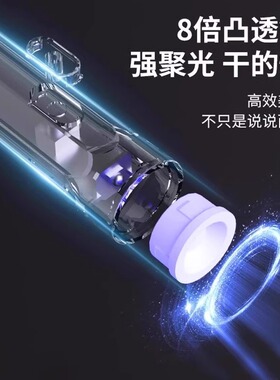 美甲灯一字灯照灯速干小型甲油胶迷你穿戴甲指甲油烤灯手持不黑手