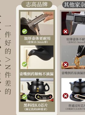 志高全自动中药电煎壶药壶