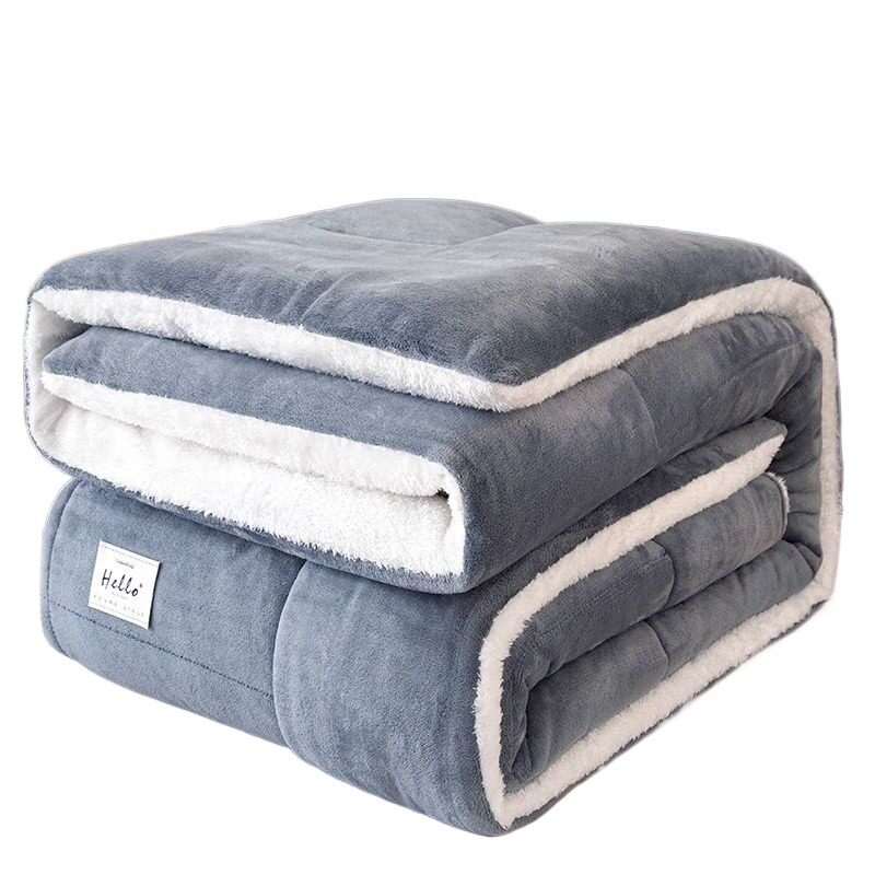 冬季加厚牛奶绒被子羊羔绒棉被褥学生宿舍单人双面加绒冬被芯十斤,淘宝优惠券,粉丝福利购,淘宝优惠卷