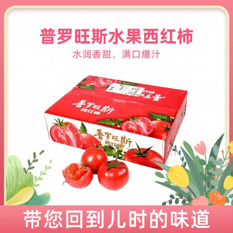 西红柿新鲜自然熟草莓心柿子生吃沙瓤水果番茄普罗旺斯蕃茄蔬菜 - 图0