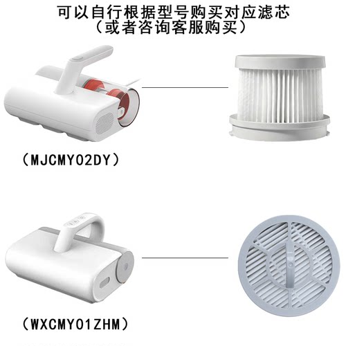 适配小米米家除螨仪配件2PRO滤芯HEPA过滤网WXCMY01ZHM过滤棉 - 图2
