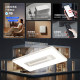 Great Wall Lighting LED Bladeless Fan Lamp Modern Simple Ceiling Lamp Living Room Bedroom Study Room Restaurant Ceiling Fan Lamp