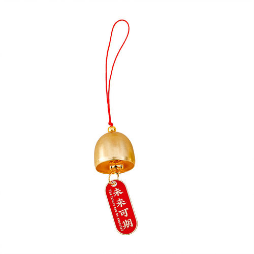 金属铃铛挂饰中式门饰祝福小风铃挂件新年年宵节日diy装饰配件-图3