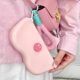Glasses storage bag travel portable sunglasses sunglasses protection bag dustproof cute silicone box mirror box waterproof