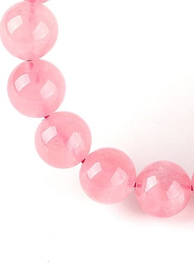 oein天然马粉晶手链马达加斯加果冻马粉手串招桃花饰品马粉晶手串