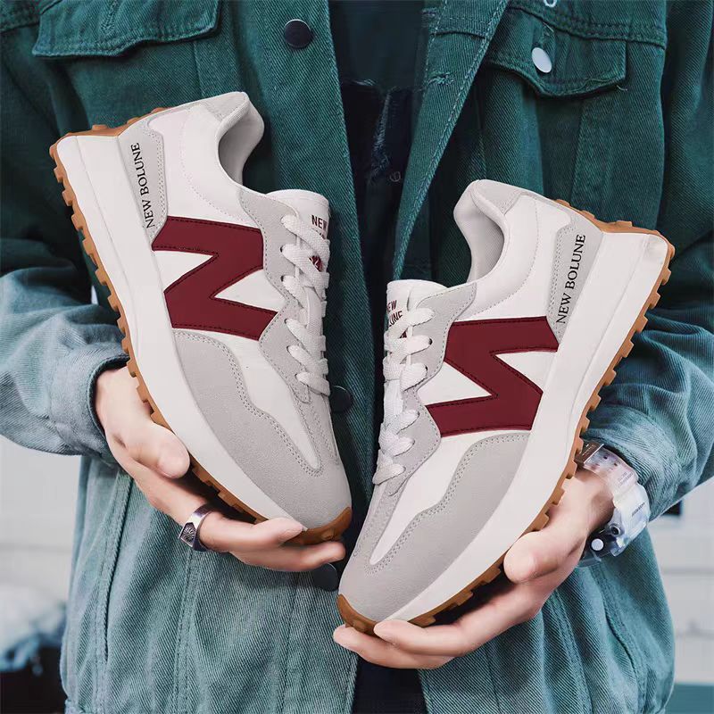 NEW BOLUNE/新百伦跑步鞋透气防滑时尚老爹鞋潮流百搭运动休闲鞋 - 图0