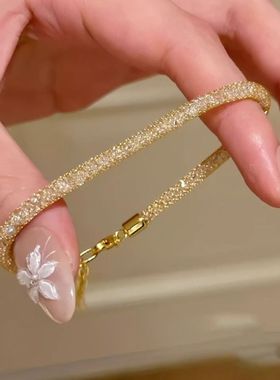 钱袋子细闪网兜手链轻奢高级感闺蜜手串小众精致小红书同款手饰女