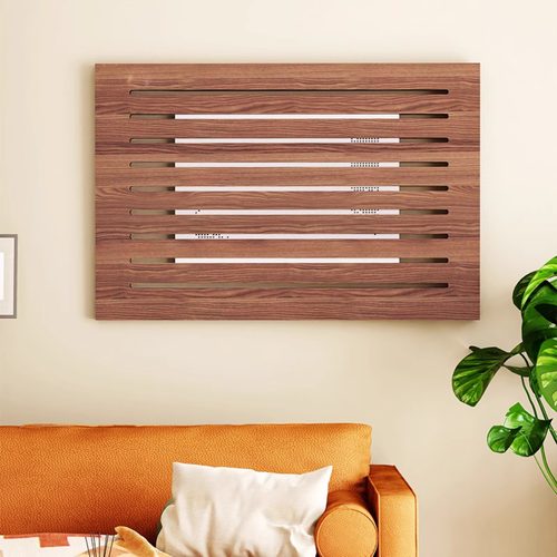 实木装饰盖板轻奢电表箱装饰画弱电箱多媒体配电箱电表盒遮挡挂画 - 图1