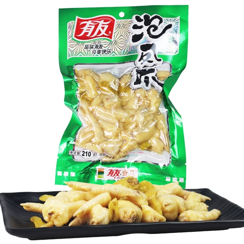 有友泡椒凤爪鸡爪80g山椒解馋追剧夜宵零食休闲食品小吃泡凤爪-图3