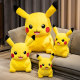 ແທ້ຈິງແລ້ວ Pikachu doll plush toy ໃຫຍ່ doll Pikachu pillow doll ຂອງຂວັນວັນເກີດຂອງເດັກນ້ອຍກາຕູນແມ່ຍິງ