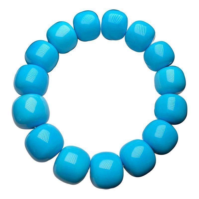 湖北原矿绿松手串高瓷果冻料桶珠男女款送礼盘玩单圈配饰手链,淘宝优惠券,粉丝福利购,淘宝优惠卷