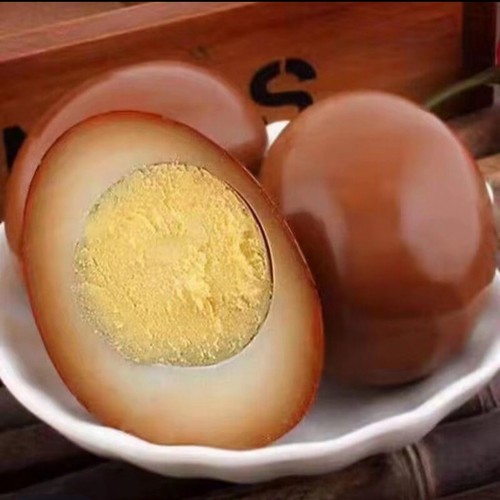 卤蛋五香味大个装卤味素食开袋即食品办公室宿舍早餐休闲小吃零食 - 图3