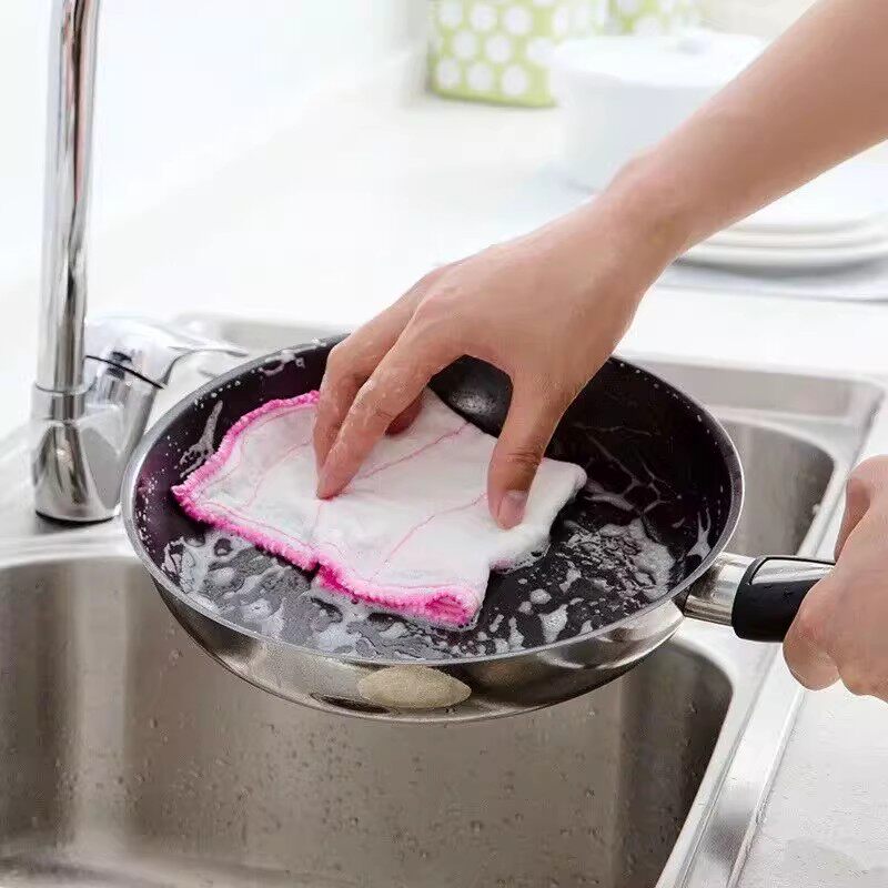 【3条】棉纱洗碗抹布