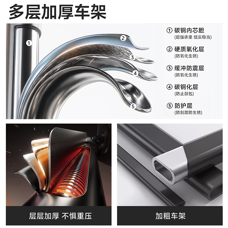 Updown露营推车可折叠户外野餐大号聚拢营地车拉车旅行野营小拖车 - 图1