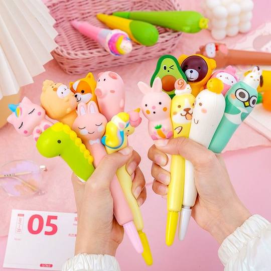 Decompression pen super cute for primary school students | collected by over 1,000 people