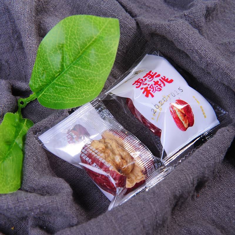 红枣夹核桃独立小包装干果夹心大枣加核桃仁办公室零食小吃补气血 - 图0