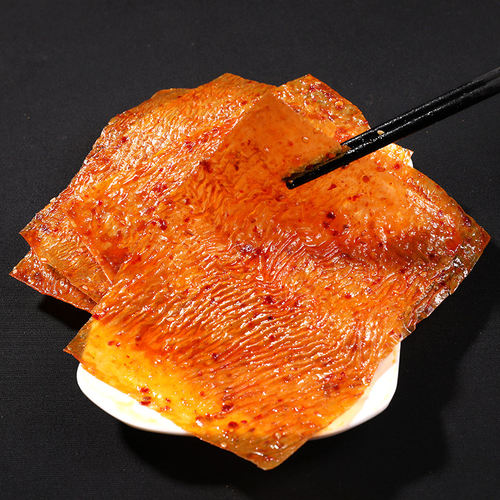 平江老式大辣片辣条零食8090后网红爆款豆皮解馋休闲食品怀旧童年 - 图0