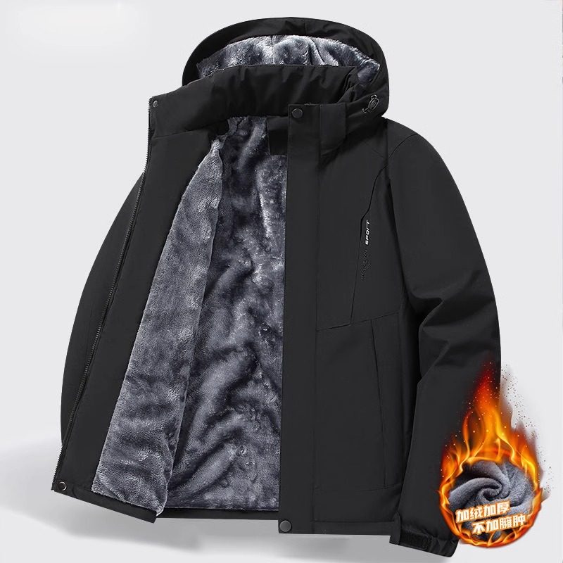 冲锋衣棉服男款加绒加厚防寒保暖防水防风工作厚外套棉衣袄子户外,淘宝优惠券,粉丝福利购,淘宝优惠卷